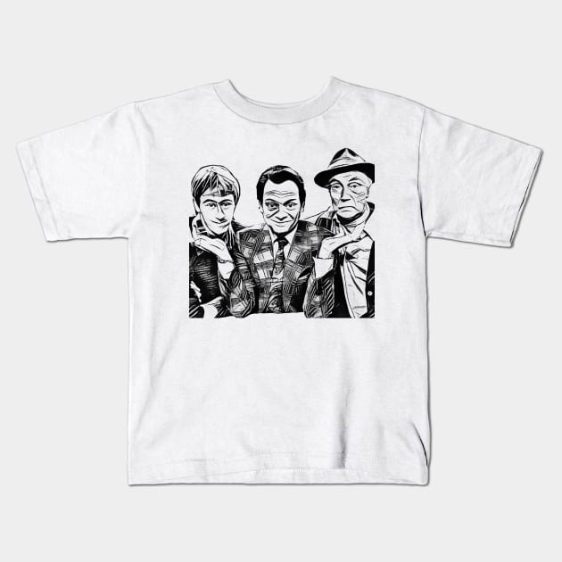 only fools and horses Kids T-Shirt by RetroScribbles